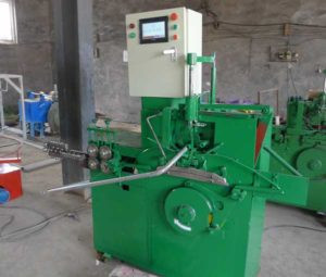 PLC Control Galvanized Wire Hanger Making Machine for Saudi Arabic Customer PLC Control Galvanized Wire Hanger Making Machine for Saudi Arabic Customer