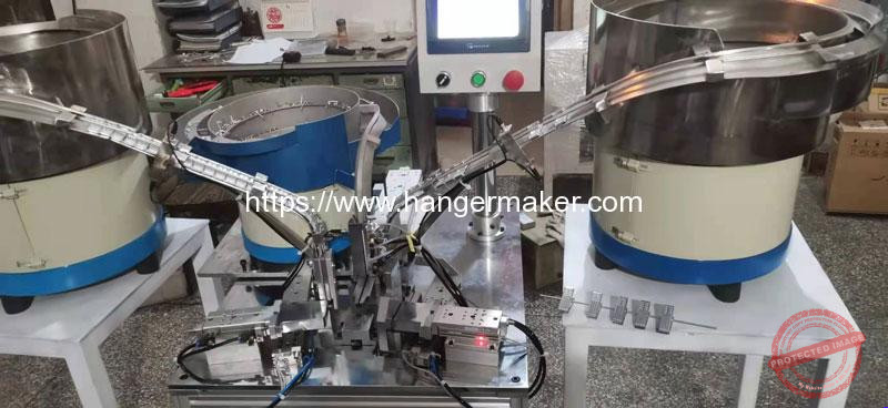 Automatic Hanger Metal Clips Spring Assembling Machine for Canada ...