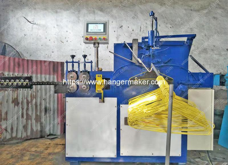 Automatic-Plastic-Coated-Wire-Bend-Head-Wire-Hanger-Machine