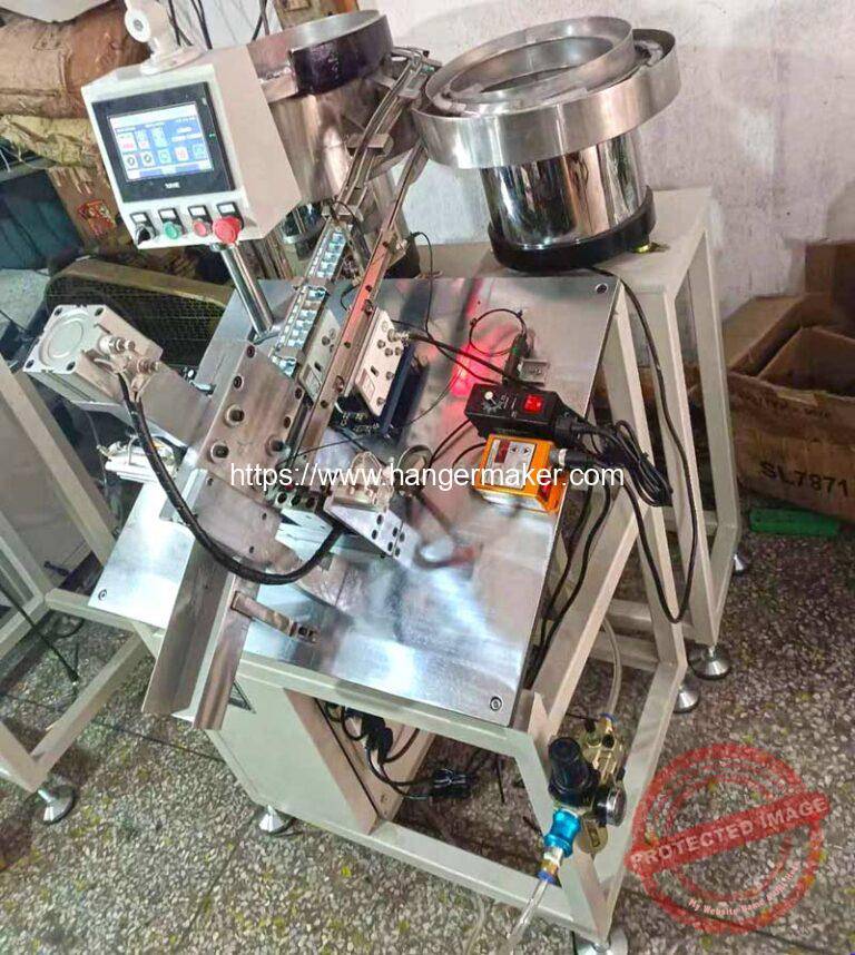 Fore Clip Machine Automatic Hanger Metal Clip Rubber Mat Assembling Machine | Wire Hanger ...