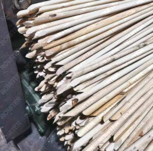 Automatic Wooden Hanger Angle Cut Round Bar Production Line Automatic Wooden Hanger Angle Cut Round Bar Production Line