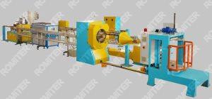 Automatic Steel Wire PET Nylon Plastic Coating Machine with Spool Wire Coiler Automatic Steel Wire PET Nylon Plastic Coating Machine with Spool Wire Coiler