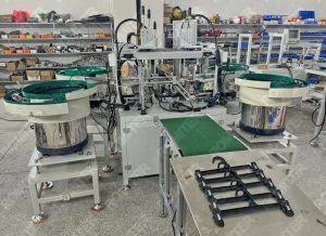 Full Automatic Pants Bottom Clip Hanger Peg and Metal Clip Spring Assembling Machine Full Automatic Pants Bottom Clip Hanger Peg and Metal Clip Spring Assembling Machine