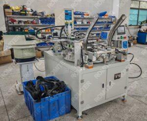 Automatic Plastic Hanger Hook Inserting and Logo Printer Machine for Egypt Customer Automatic Plastic Hanger Hook Inserting and Logo Printer Machine for Egypt Customer