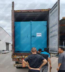 Spray Powder Coating Laundry Wire Hanger Production Line for Qatar Customer