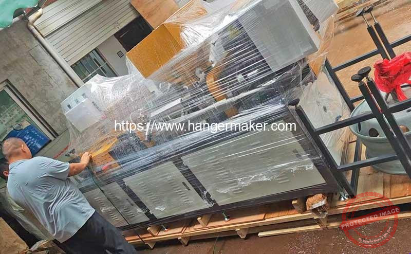 Double-Head-Floral-Stem-Steel-Wire-Coating-Cutting-Machine-Package-for-Poland-Customer
