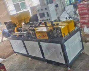 Double Head Steel Wire Coating Cutting Machine for Poland Customer Double Head Steel Wire Coating Cutting Machine for Poland Customer