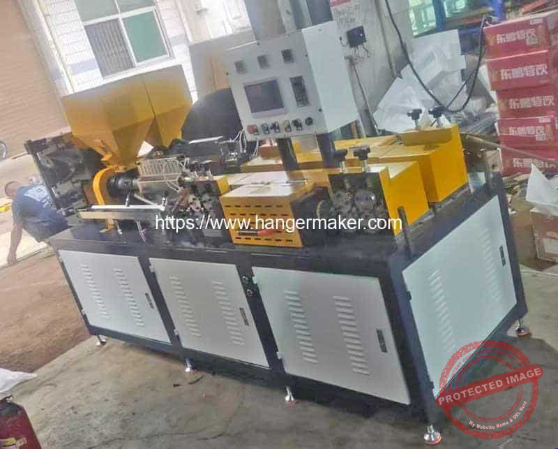 Double-Head-Floral-Stem-Steel-Wire-Coating-Cutting-Machine-for-Poland-Customer